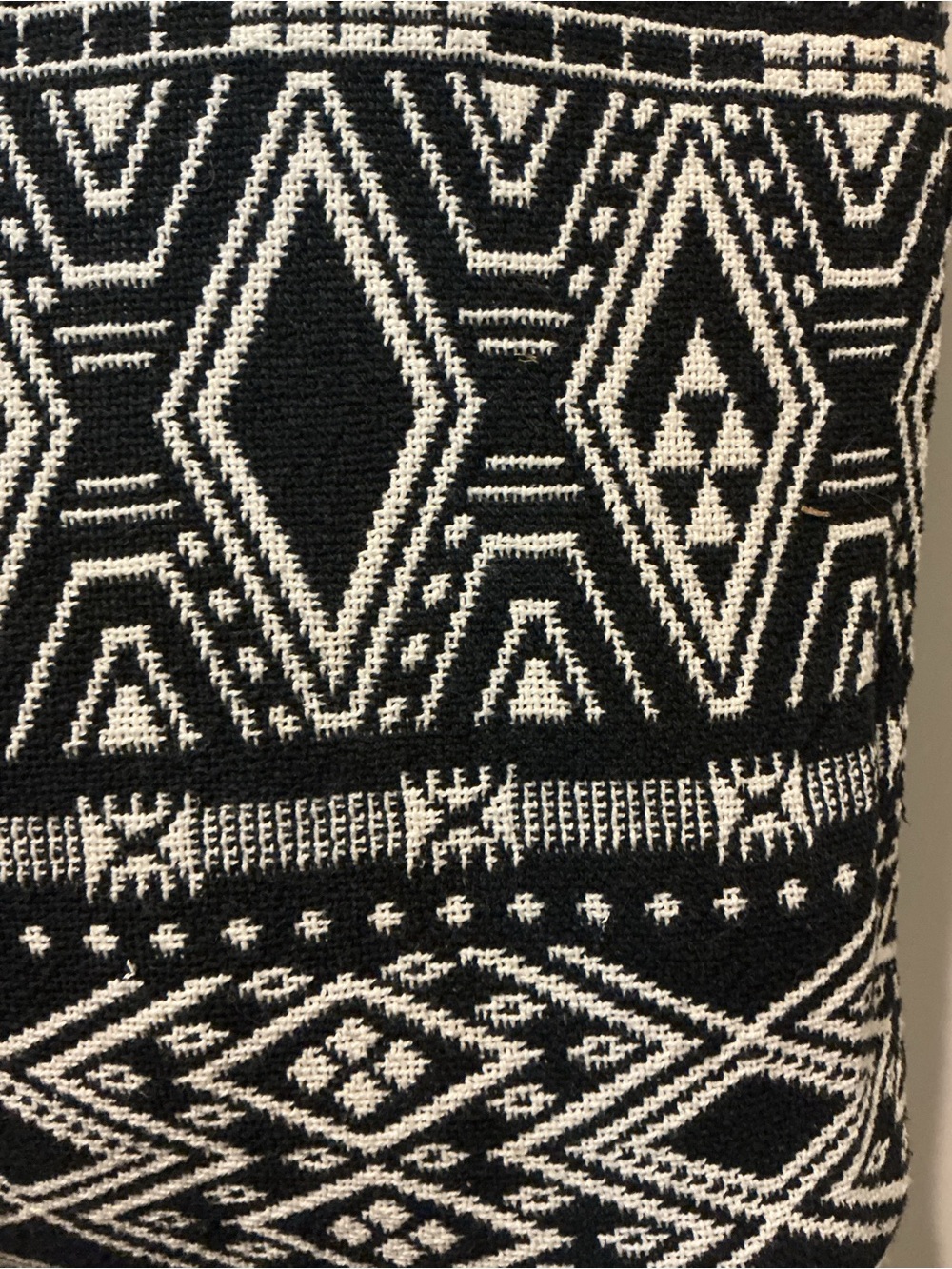 🖤 Thirty-One Jewell Collection Black & Ivory Boho Geometric Tote Bag - Picture 5 of 10